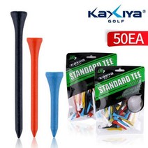 골프 티 칼라 나무 50개 비거리 라운딩 필드, 롱 50개