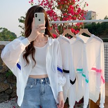 여자 봄 여름 가을 후드집업 바람막이 가오리핏 자켓