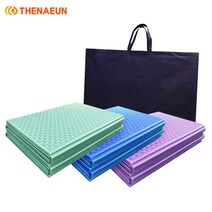 1+1 더나은 캠핑매트 200cm X 140cm 야외 돗자리, 블루