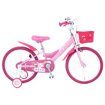 2022 삼천리자전거 하운드 시애틀 키즈 18인치 20인치 아동용 어린이 보조바퀴 자전거, 미조립박스, 핑크