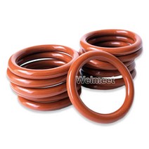 고무오링 패킹 실리콘 오링 고무링 10pcs 와이어 직경 3.5mm OD10-205mm 오일 저항 실리콘 고무 씰링 링 고, 27 36mm