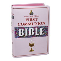 New Catholic Bible -- Med. Print Dura Lux (Girl Communion) Imitation Leather, Catholic Book Publishing, English, 9781953152244