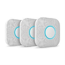 화재 경보기 연기 감지기 일산화탄소 Google Nest Protect 배터리 센서, 배터리3팩