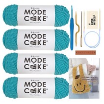 [니뜨] 모드케이크(100g) 뜨개실 x 4볼   DIY 세트, 13_스카이