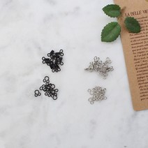 짱패브릭 인형옷만들기) 6mm 걸고리 마이깡 후크, 실버