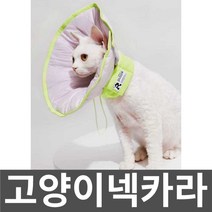 고양이넥카라 길이조절가능 애견 UFO 상처보호 쿠션, 상세 페이지 참고