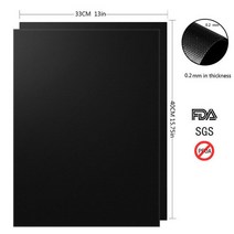 텍사스 바베큐 브리스킷 bbq 그릴 꼬챙이 바베큐그릴 숯불 훈제 캠핑용붙지 않는 바베큐, 블랙 2피스