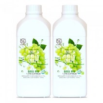 [더블데이] 청포도 퓨럽 1.2KG 2개 세트 과일베이스, 더블데이청포도퓨럽1.2KG2개세