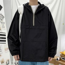 콘피아르 오버핏 아노락 후드 바람막이 점퍼 TC0540N