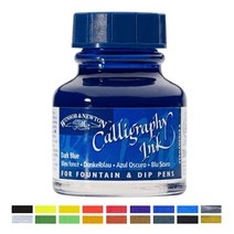 윈저앤뉴튼 캘리그라피 잉크/병잉크 [30ml/18칼라], 1개, Blue Black