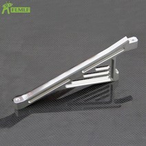 자동차원격시동 시동경보기 스마트폰원격시동 합금 CNC 전면 또는 후면 섀시 브레이스 프레임 1/5 GTB 레이, 01 Rear Silver