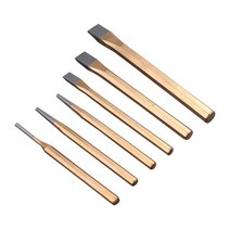 shangren 6x 펀칭 및 목수용 다목적 석재 가공 펀치 세트, 금, 금속