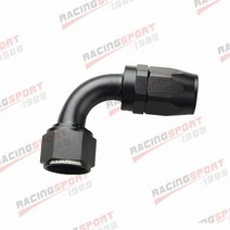 egr 밸브 알루미늄 90 도 회전 호스 엔드 피팅 어댑터 검정색 AN4 AN6 AN8 10AN AN12, AN12 90 Degree
