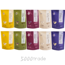창억떡 찰떡 호박인절미 모듬찰떡 등 5종 50개 선물 세트 x 2개, 창억떡 5종 50개 x 2개(총 100개)