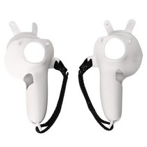 오큘러스퀘스트2 헤드스트랩 VR게임Oculus Quest 2 VR 보호 커버 VR 터치 컨트롤러 실리콘 커버 스킨 핸들, 한개옵션1, 10 gray3