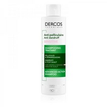 Vichy 비쉬 Dercos Anti-Dandruff 샴푸 수딩 센서티브 스컬프 어게인스트 Dandruff, 200 ml