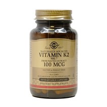 솔가 비타민 K 2 100 mcg 50정 (베지캡슐) Solgar Natural Vitamin K2 (MK-7) 100mcg 50Vcaps, 1개