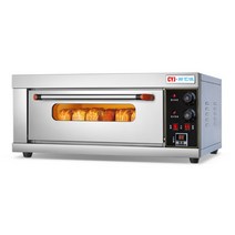 업소용 데크오븐 제빵 오븐기 제과제빵 전기오븐 홈베이킹, 1판, 다이얼식 싱글데크