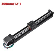 정밀 리니어가이드 레일 슬라이드 형 슬라이딩 테이블 선형 스테이지 운송 플랫폼 피치, 4mm 피치, 스트로크 300mm