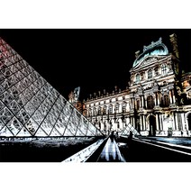 아트조이 DIY 스크래치 나이트뷰, J-12 루브르