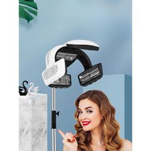 히팅기 헤어열기구 헤어샵 파마 스타일링 세팅기 머신, 수직 블랙 디스크 전기 도금 철 다리