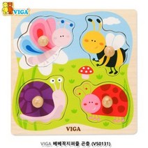 쭈bapha_비가 베베꼭지퍼즐 곤충 (V50131) 교육용 아기 우드 동물 나무 원목 학습용♥LtMS, ♥myside!, ♥myHoney-쇼핑