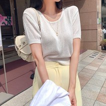 소프트 유넥 반팔니트 8color