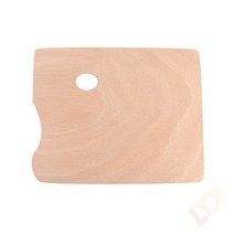 미술 우드 원목 물감 핸드파레트 (사각 대)