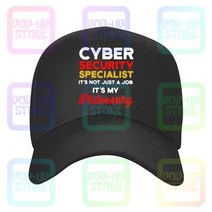 시큐리티모자 보안 경비 캡 사이버 it 분석가 그냥 직업 인증 기술 야구