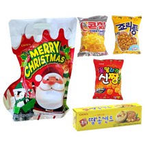 2022년 크라운 크리스마스 산타양말 선물세트 (신짱+콘칲+죠리퐁+국희샌드) 세트, 신짱+콘칲+죠리퐁+국희샌드 5세트