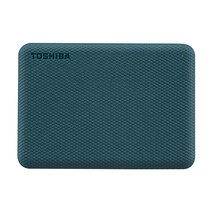 도시바 CANVIO Advance gen2 2TB 외장하드 그린 (파우치 무료 증정), 1개, 0