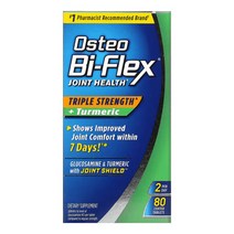 오스테오바이플렉스 조인트헬스 트리플스트렝스 터마릭 글루코사민 80정, 1개, 기본