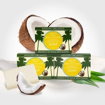 [뉴기니오가닉스] 유기농 코코넛 비누(레몬그라스향), 없음