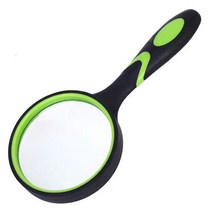 Magnifying Glass Handheld Magnifier 50/65/75/100mm Lens diameter for Antique Jade Jewelry Newspaper, 02 WHITE_01 50mm