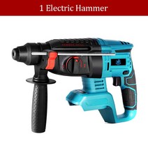 무선전기브러시리스 함마드릴 뿌레카 파워임팩드릴 마키타 18V 배터리용 브러시리스 전기 해머 드릴 픽 다, 01 Blue