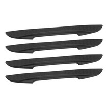포드 호환 F150 4pc 자동차 탄소 섬유 충돌 방지 스티커 ford focus 2 mk2 mk3 st line f150 max ka mondeo 4 5 sline 운송, 검은색, bmw m용