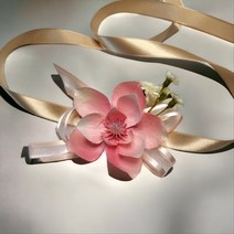 납골당리스 마그놀리아 조화밴드 조화리스리본 납골함밴드 조화꽃 봉안당조화꽃 꽃다발 추모, 리스