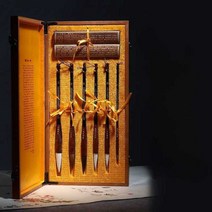 서예 벼루호모필 부비흥 민화 캘리 먹 벼루 문방사우, 서예붓 6종 세트