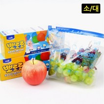 [에이치플러스몰] 소풍 유치원 아이 간식 준비물 뽀로로 스탠딩 지퍼백, 사이즈:소, 본상품선택