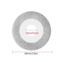 원형 톱 합금 톱날 2.5 인치 직경 63mm HSS 에머리 수지 톱날 전기 톱 블레이드 전동 공구, 03 Emery Saw Blade