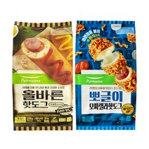 (냉동)[풀무원]올바른핫도그 375g+뽀글이 치즈핫도그360g