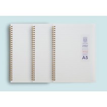꿈드림22 옥스포드노트 OXFORD 밀크노트 A5 코넬노트 80매 PP(비닐)표지 유선노트 줄노트