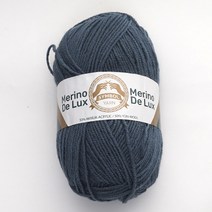 삼남뜨개실 메리노디럭스 10+1 울실 의류실 목도리실 겨울실, Merino DeLux, 25 인디언 블루