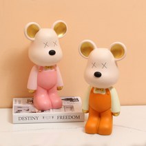 바이뷰틸리티 베어브릭 곰돌이 저금통 인테리어 저금통, 핑크