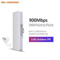 5-25KM 5GHz 야외 무선 브리지 장거리 와이파이 CPE 액세스 포인트 신호 증폭기 안테나 나노스테이션 익스텐더 AP, CHINA_2PCS Cheaper | CF-E313AC