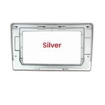 자동차부붐 현대 스타렉스/H1 2007- 용 2 Din 9 인치 카 라디오 멀티미디어 페시아 오디오 스테레오 프레임 플레이트 장착 대시 설치 베젤, [01] 쿼드 코어, [03] frame