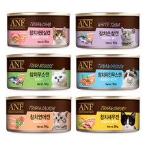 ANF 캣 에이앤에프캔(ANF CAN) 95g 고양이 습식캔-종류별, 참치새우, 1개