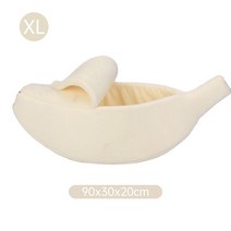 강아지 드라이룸 바나나 모양 애완견 고양이 침대 집 매트 내구성 개집 강아지 쿠션 바구니 따뜻한 휴대, 05 04_02 55x20x15cm