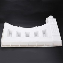 콘크리트 시멘트 보도블럭 금형 틀 바닥 거푸집 울타리 정원 꽃 풀 플라스틱 벽돌 안뜰 사각형 골동품 연못 포장 금형 61x41cm 1 개 144674, 1개