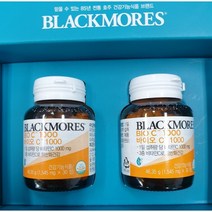 블랙모어스 Bio C 비타민 C1000 트윈세트46.5g 30정x 2병